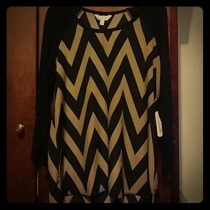 Tags on: Charming Charlie Chevron Blouse