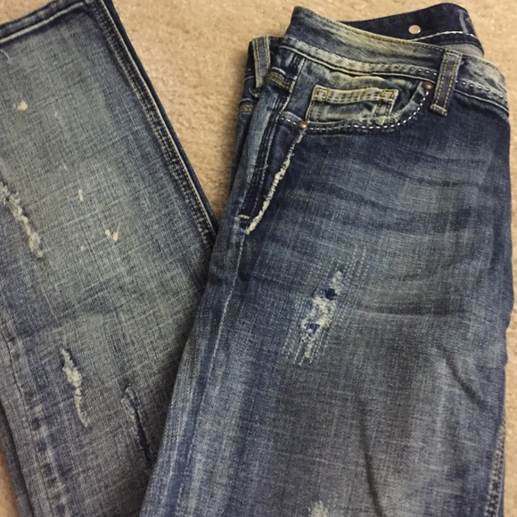 Patchwork Express ReRock Jeans size 4