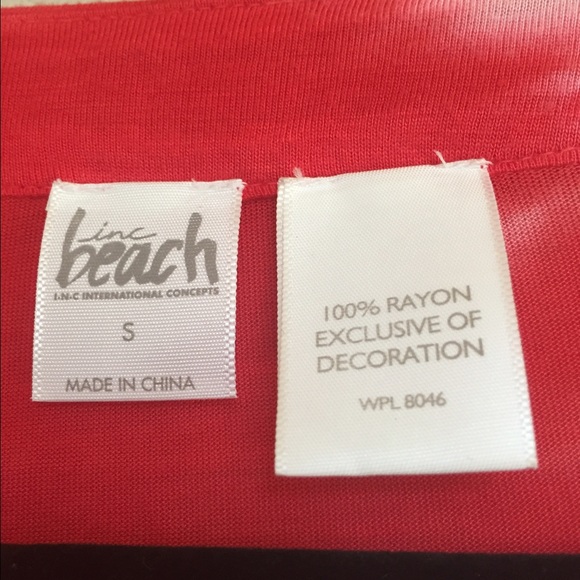 INC beach tunic size S - Picture 3 of 3