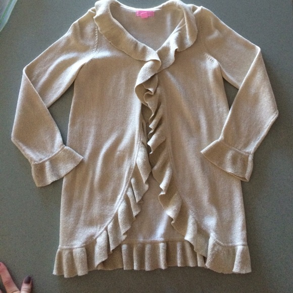 Lilly Pulitzer gold sweater (youth)