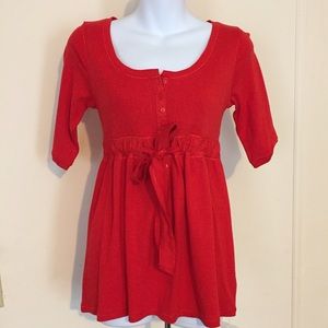 NWT Victoria's Secret Drawstring Babydoll Top