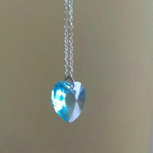 Aquamarine Swarovski Necklace