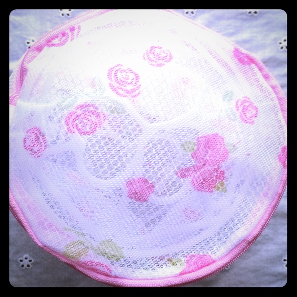 Lingerie Bag with Rose Pattern - Picture 1 of 2