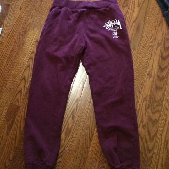 Zummies Stussy Maroon Joggera