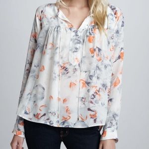 Rebecca Taylor Misty Garden Printed Blouse 4