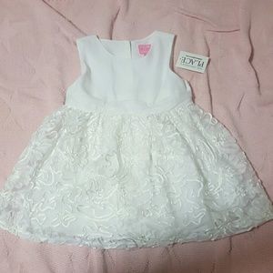 Childrens place white dress