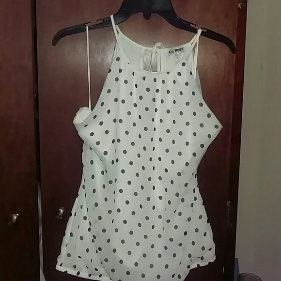 Polka dot blouse