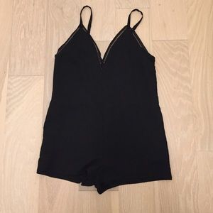 Silence & Noise Black Romper