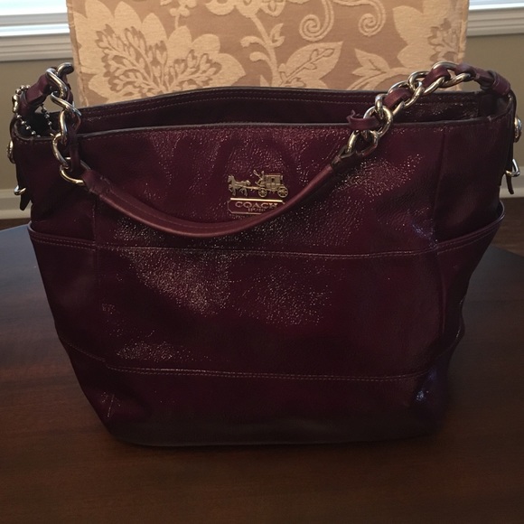 Plum Coach Purse
