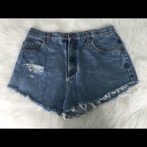High waisted shorts