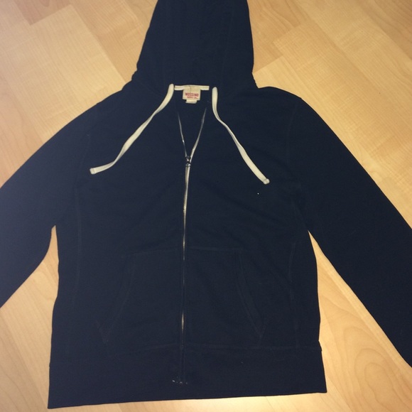 Black zip up hoodie