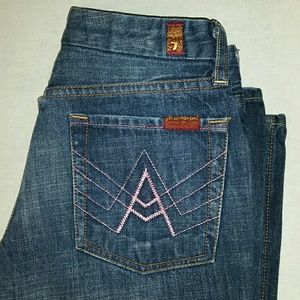7 for all manking bootcut jeans