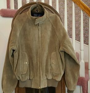 Men's Vintage 80's RALPH LAUREN Suede Jacket sz L