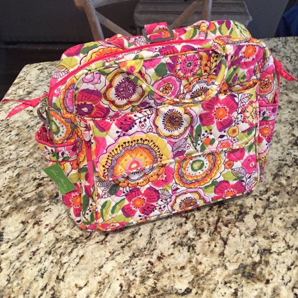 New with tags, Vera Bradley clementine baby bag.