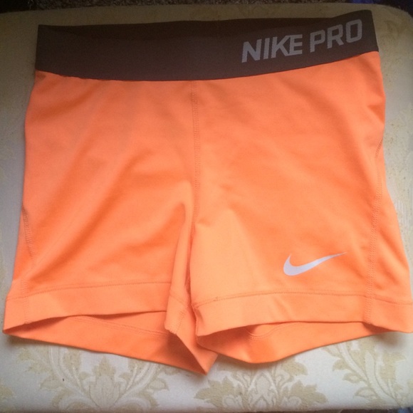 Neon Orange Nike Pros
