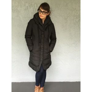Tahari REAL Down Parka in Black