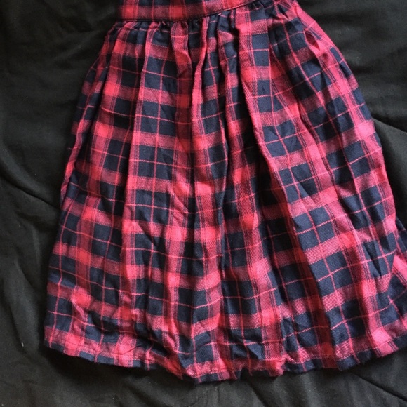 Plaid circle skirt - Picture 1 of 3