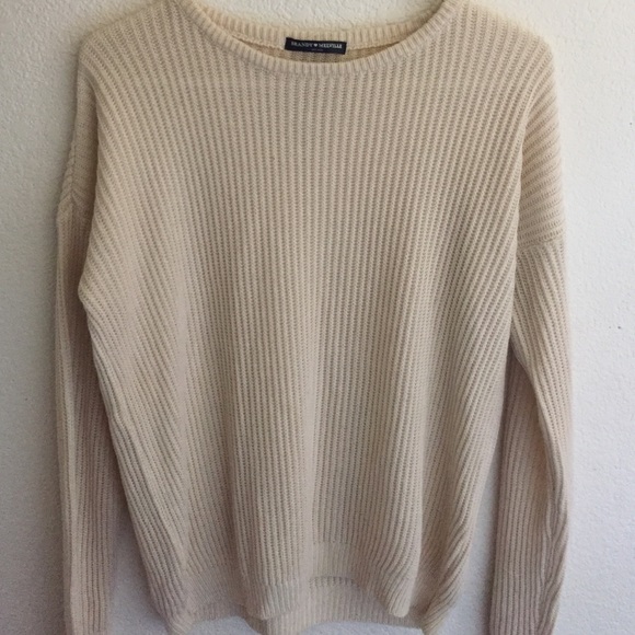 NWT cream Brandy sweater