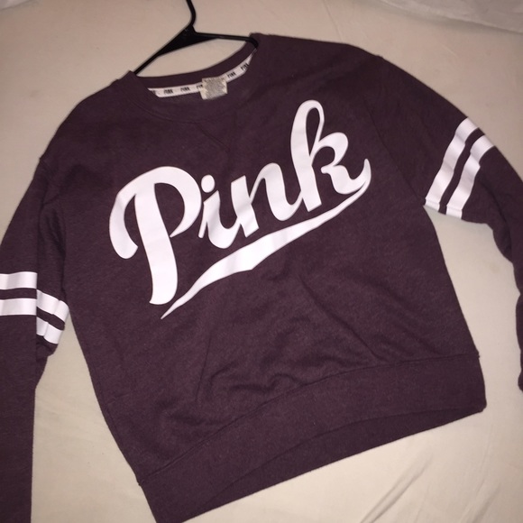 Burgundy VS Pink Sweatshirt