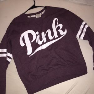 Burgundy VS Pink Sweatshirt