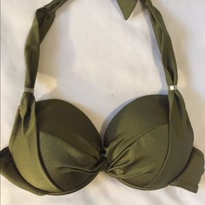 Push up green bikini top 💕