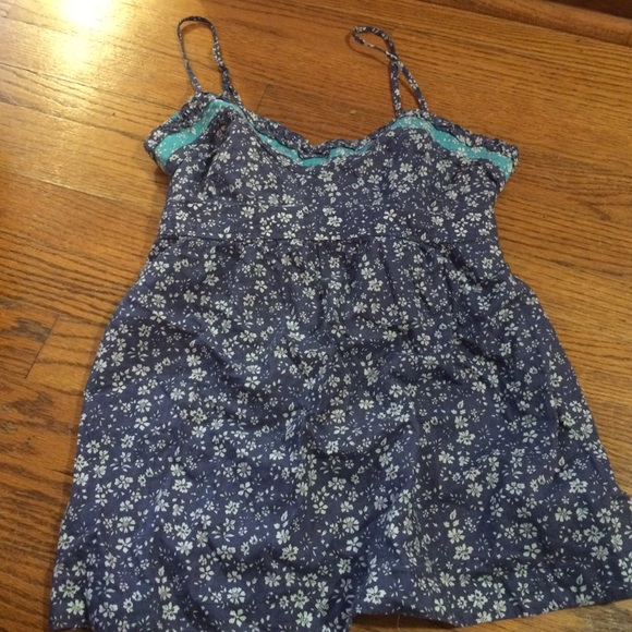 American eagle flowy flower shirt
