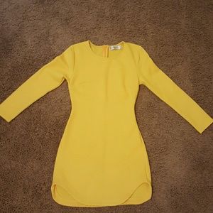 Hello Molly yellow mini dress