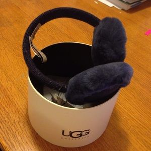 Ugg Australia Navy Blue Ear Muffs