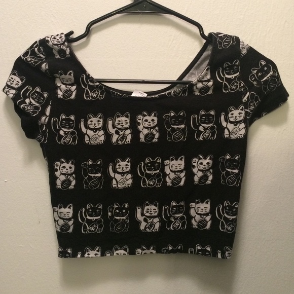 Manekineko Cat Crop 💕🐱💕