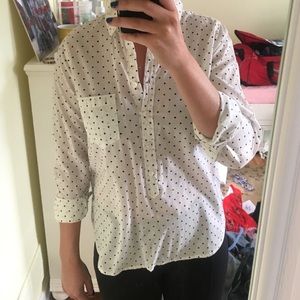 J.Crew Polka Dot Blouse