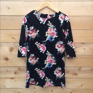 H&M Black Floral Dress