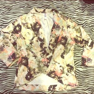 Floral blazer