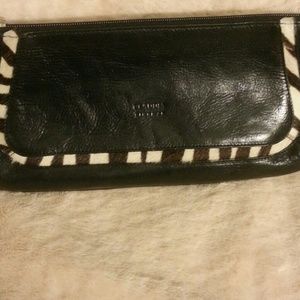 Claudia Pirenze Leather Clutch