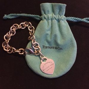 Tiffany heart tag bracelet