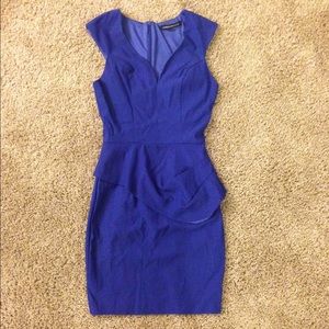 Blue Peplum Mini Dress 💎