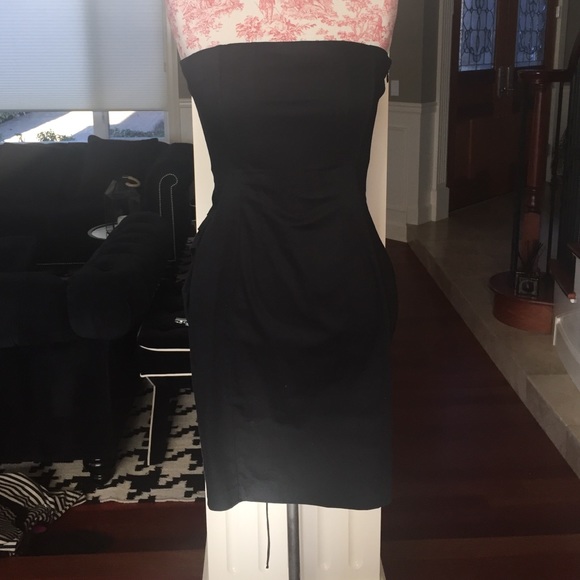 Vintage black Betsey Johnson fitted dress