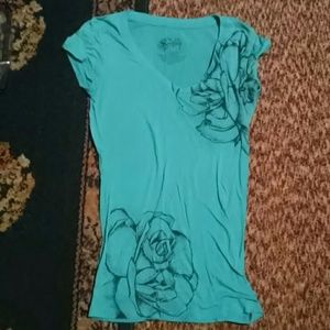 Teal Rose T-Shirt