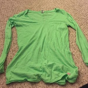 Pink long sleeved top