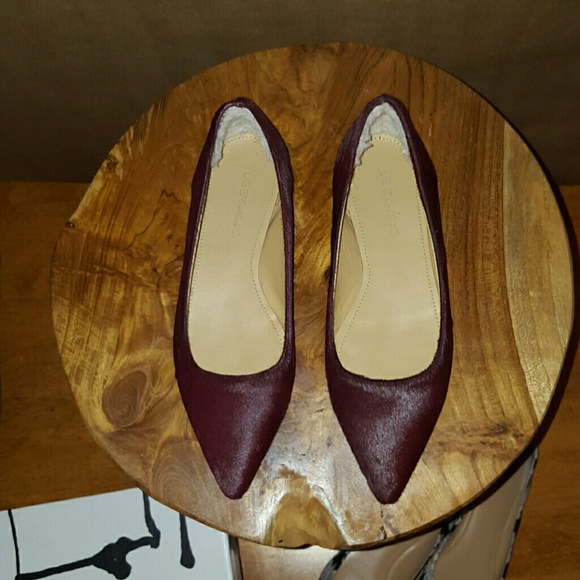 UGG Collection Calf Hair Pointed Ballet Flats