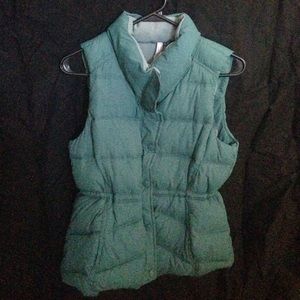 Quilted Vest - Turquoise