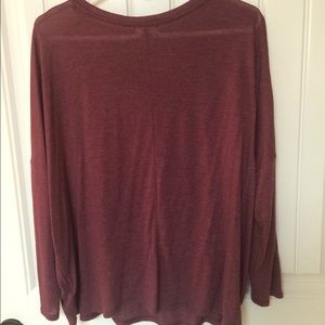 Maroon long sleeve