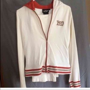 Cream Harley Davidson lounge suite