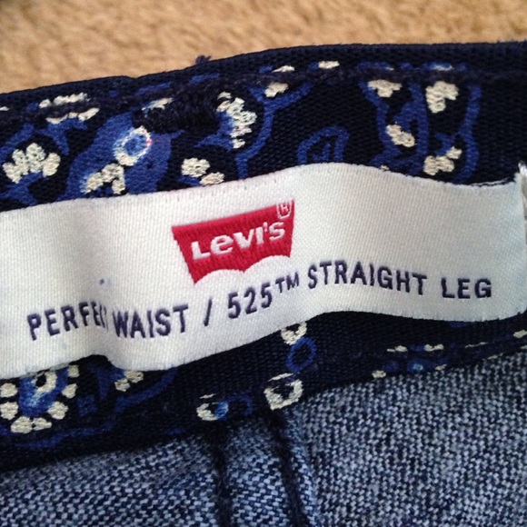 Levi's 525 perfect Waist straight leg jeans 6M - Picture 4 of 4