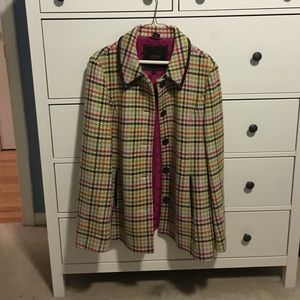 Coach pea coat - tattersall