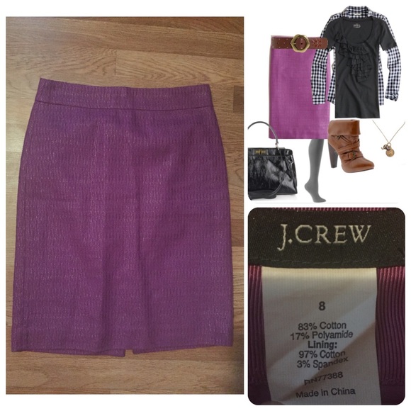 🚫Sold🚫J.Crew Unagi tweed pencil skirt sz 8. - Picture 4 of 4