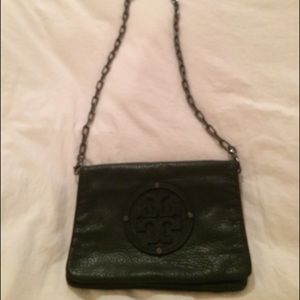 Tory Burch leather clutch