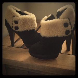 Ugg heeled booties