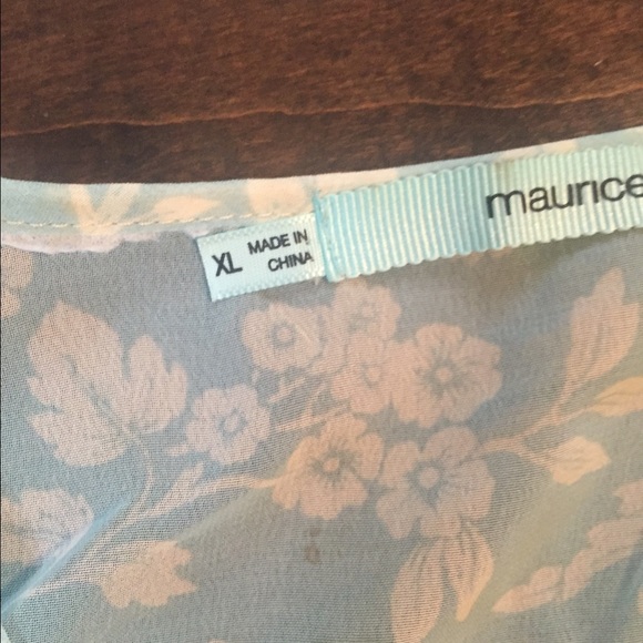 Maurices Floral Chiffon Top - Picture 3 of 4