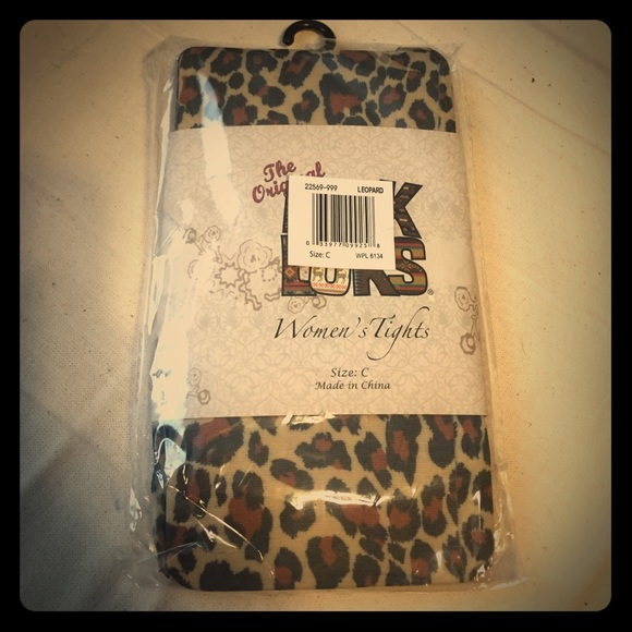 Muk Luks Leopard Print Tights
