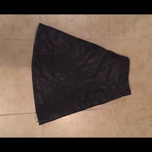 Selling Forever21 faux leather skater skirt.